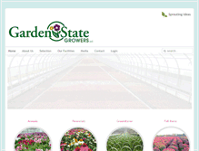Tablet Screenshot of gardenstategrowers.com
